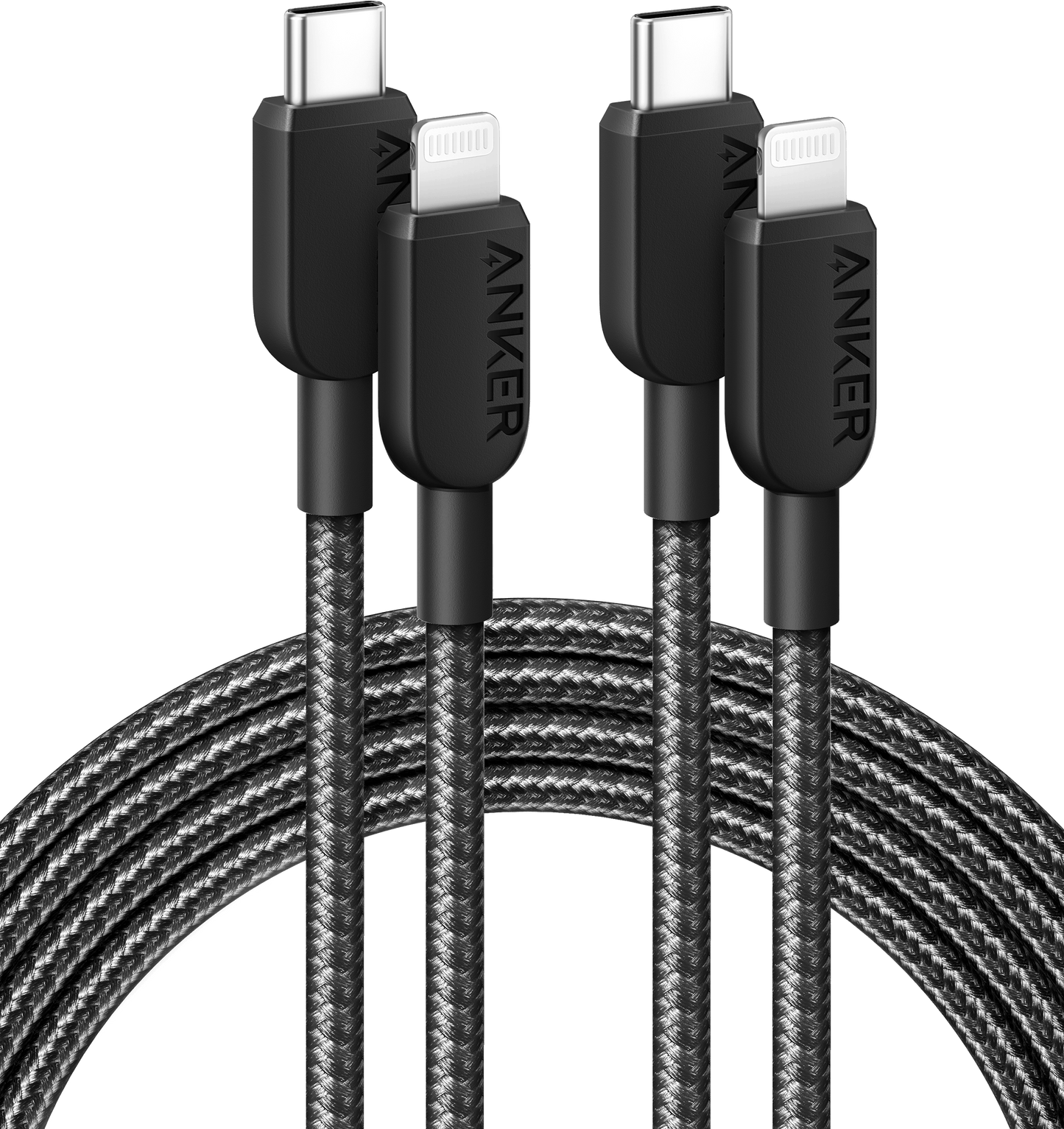 Anker 310 USB-C to Lightning Cable (6 ft, 2-Pack) by Anker