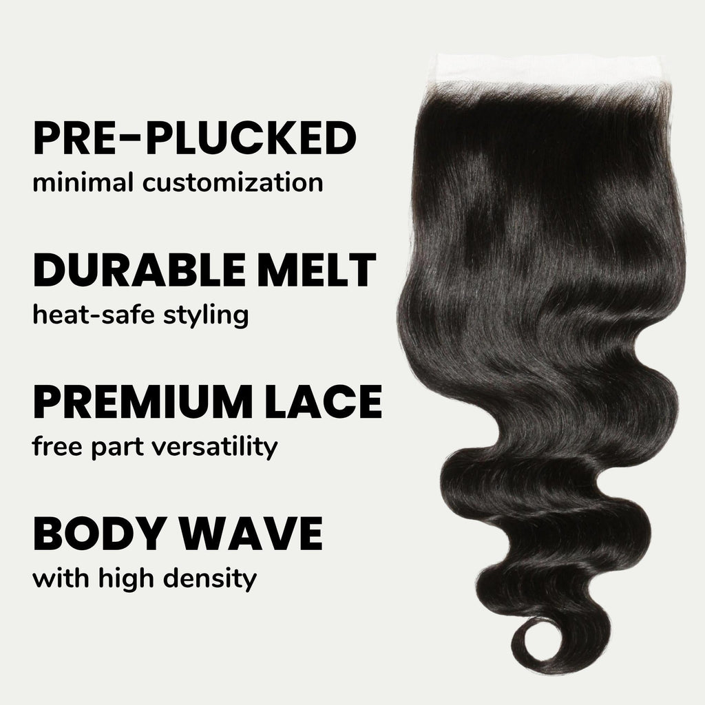 Body Wave 6x6 HD Lace Human Hair Closure