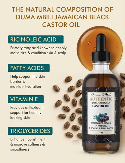 Unrefined Jamaican Black Castor Oil