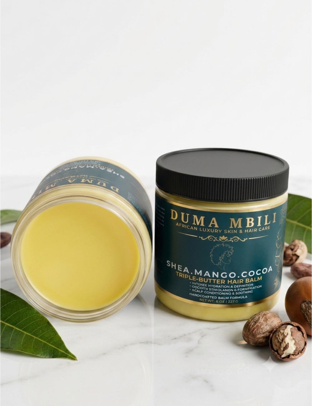 Duma Mbili Shea • Mango • Cocoa Triple-Butter Hair Balm