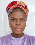 Duma Mbili African Print Bonnet wrap