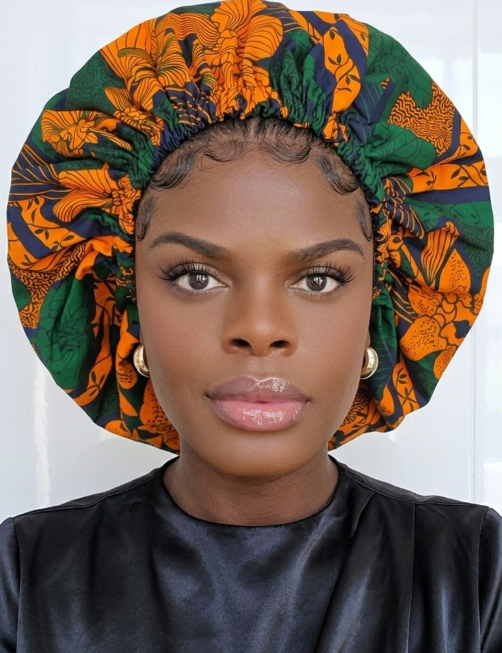Duma Mbili Large Silk Lined Bonnet