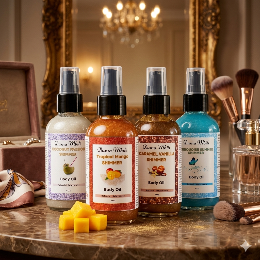 Caramel Vanilla Shimmer Body Oil