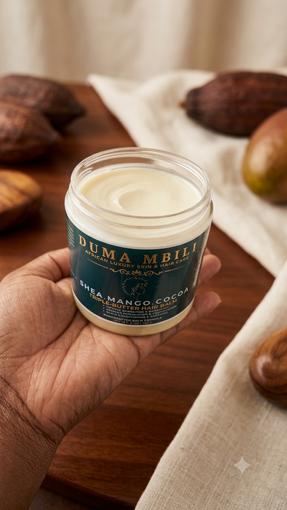 Duma Mbili Shea • Mango • Cocoa Triple-Butter Hair Balm