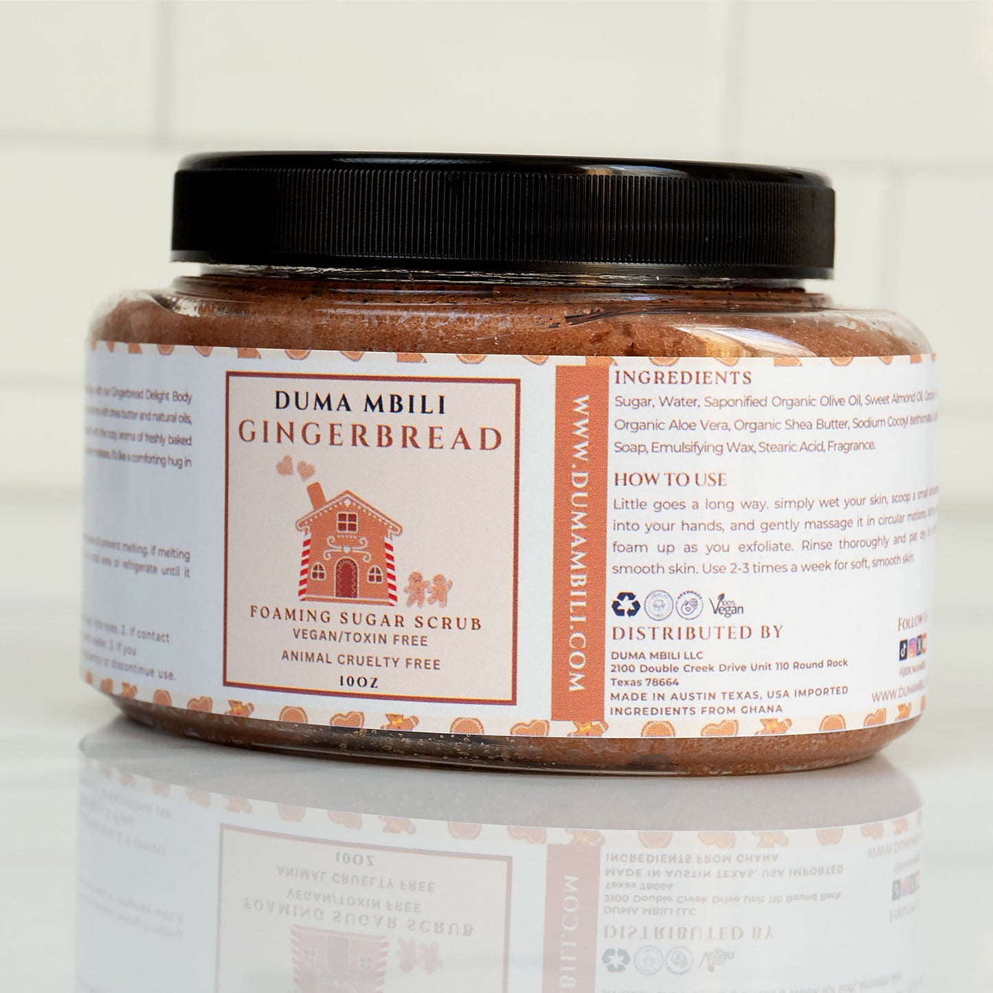 Gingerbread Foaming Sugar Scrub