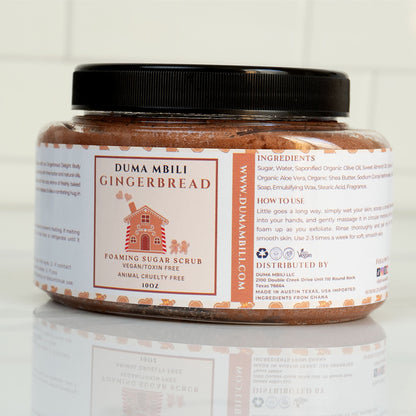 Gingerbread Foaming Sugar Scrub