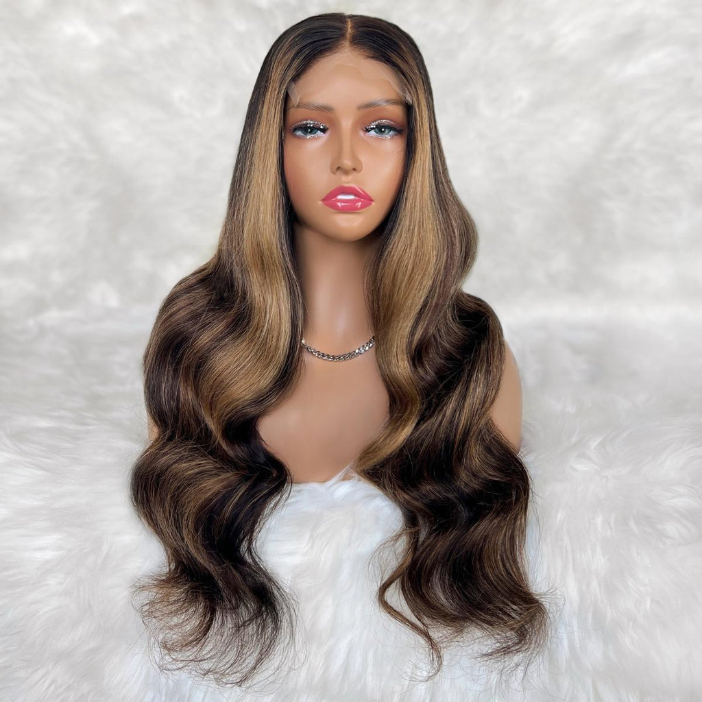 Raw Harper Glueless 5x5 HD Lace Professionally Colored 100% Human Hair Closure Wig