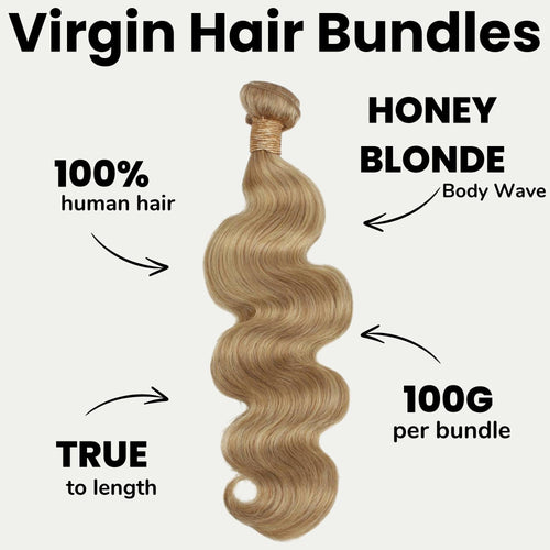 Honey Blonde Body Wave 100% Human Hair Bundles