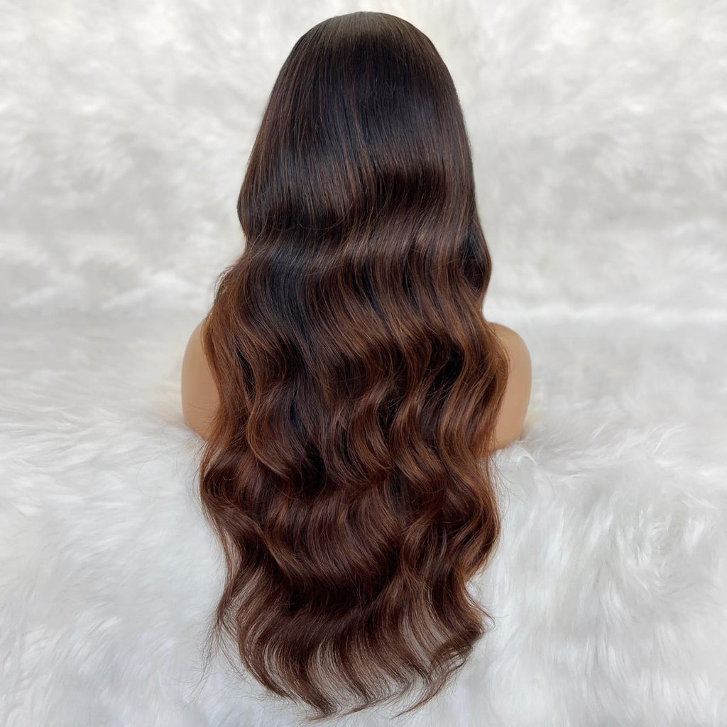 Raw Jada Glueless 5x5 HD Lace Professionally Colored 100% Human Hair Closure Wig