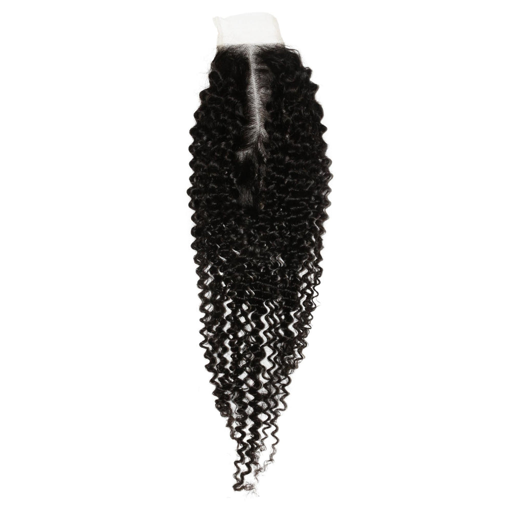 Jerry Curl 2x6 Transparent Lace Human Hair Closure
