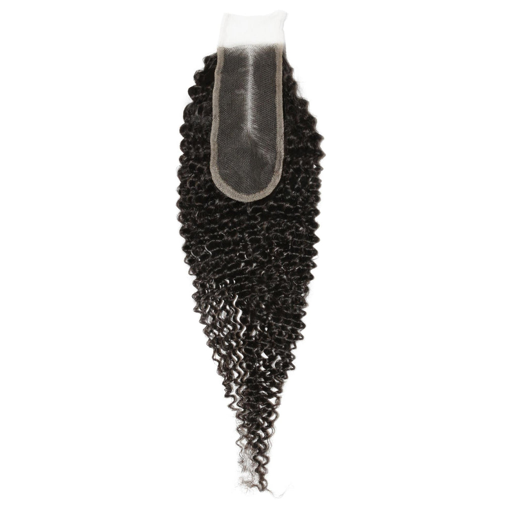 Jerry Curl 2x6 Transparent Lace Human Hair Closure