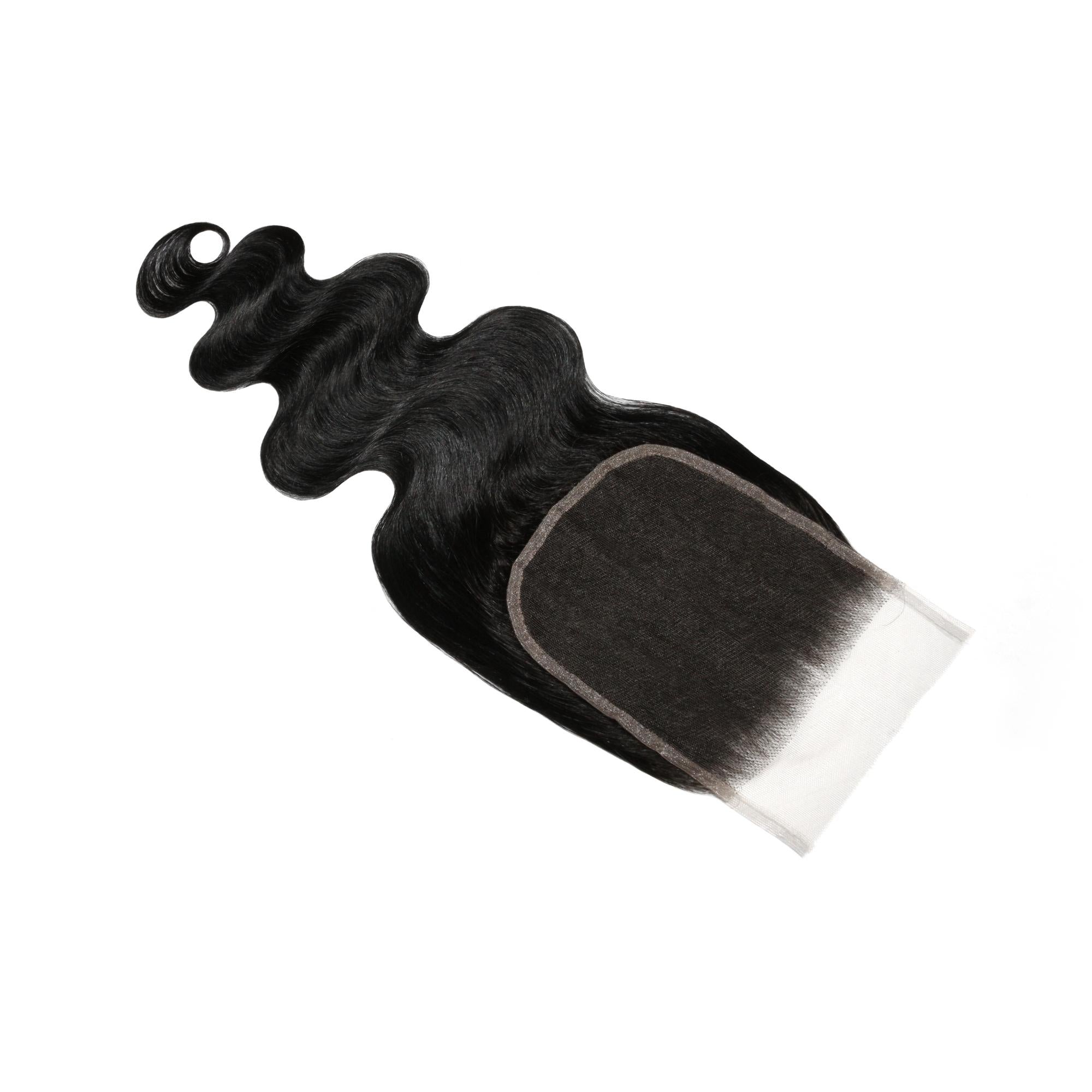 Jet Black Body Wave 5x5 HD Lace Human Hair Closure