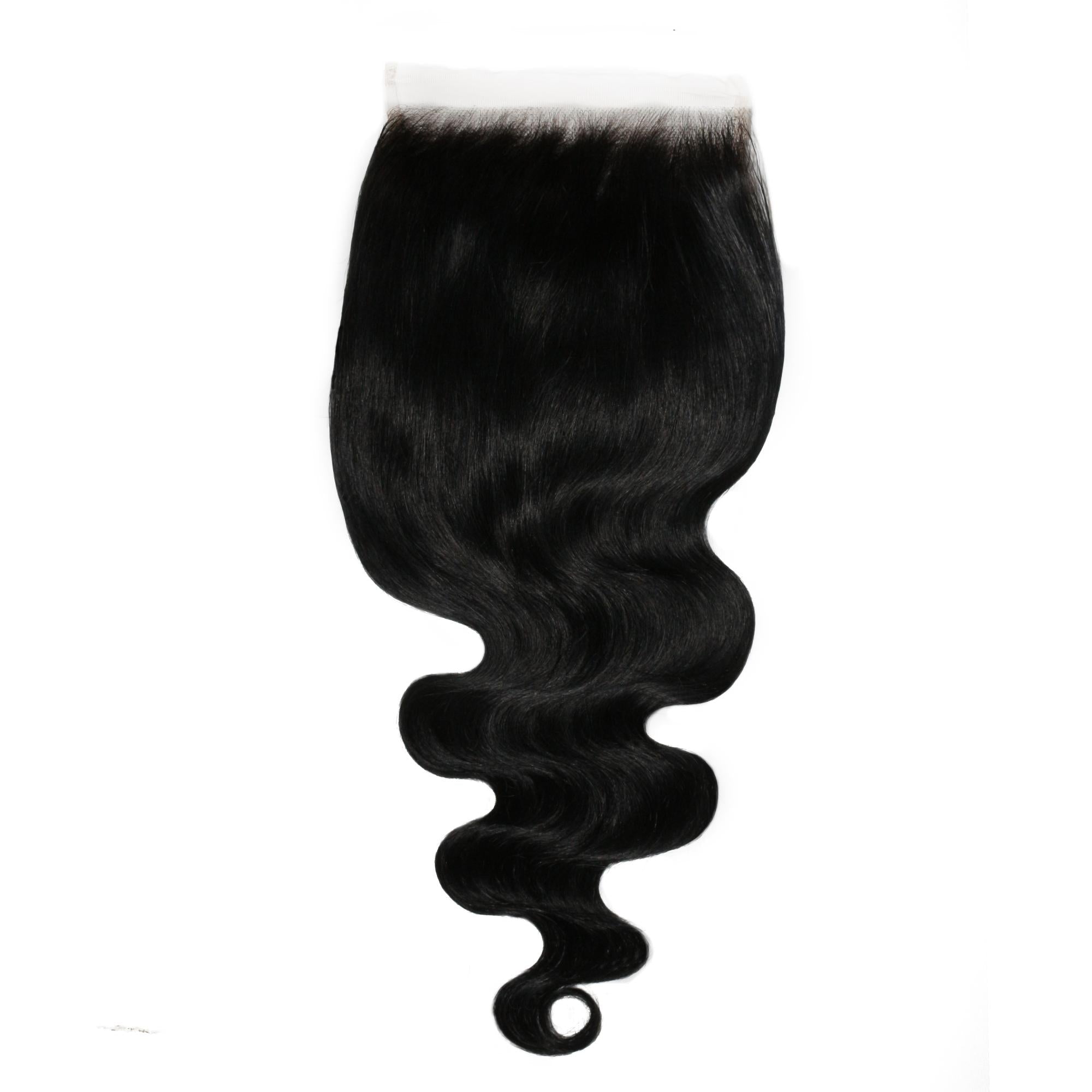 Jet Black Body Wave 6x6 HD Lace Human Hair Closure