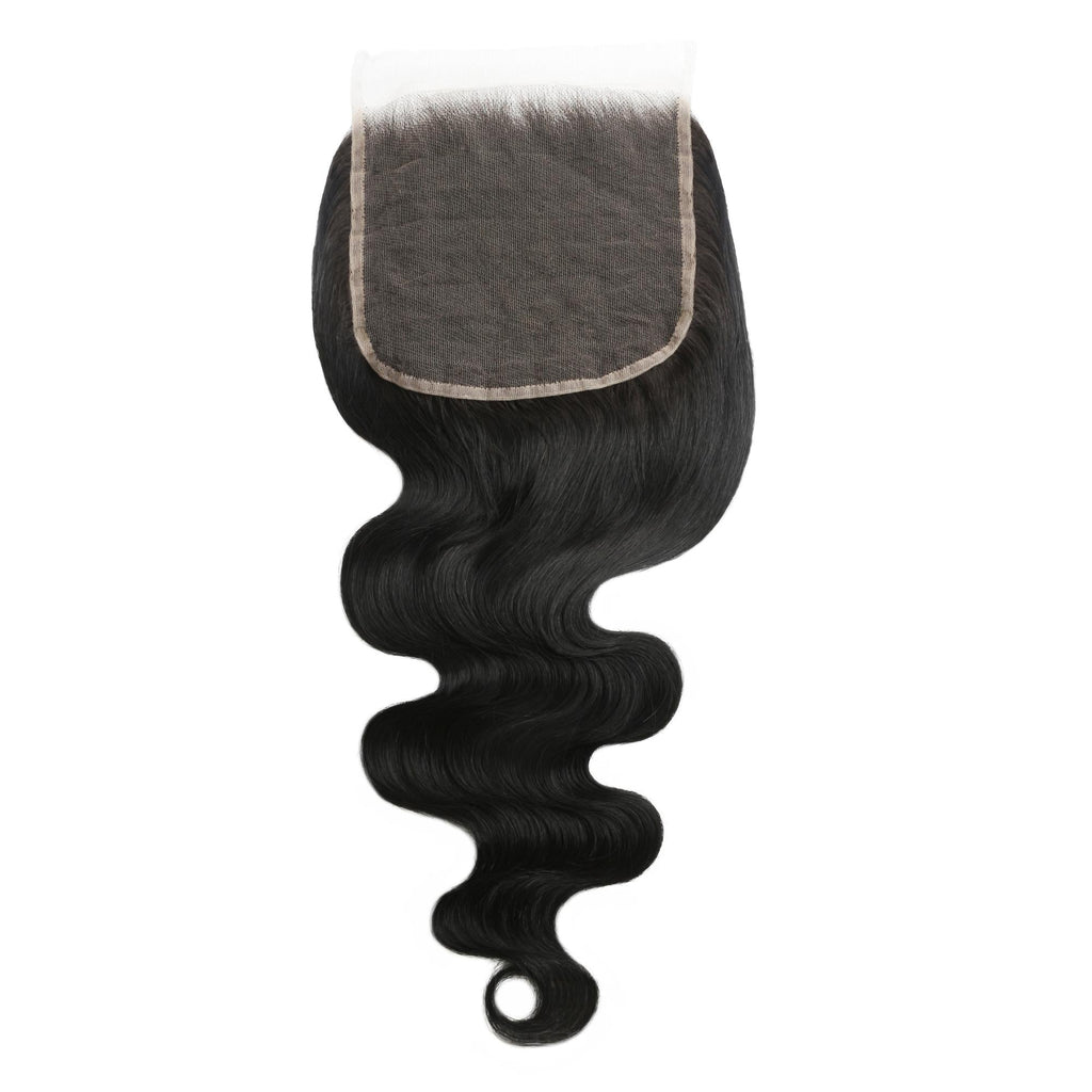 Jet Black Body Wave 6x6 HD Lace Human Hair Closure