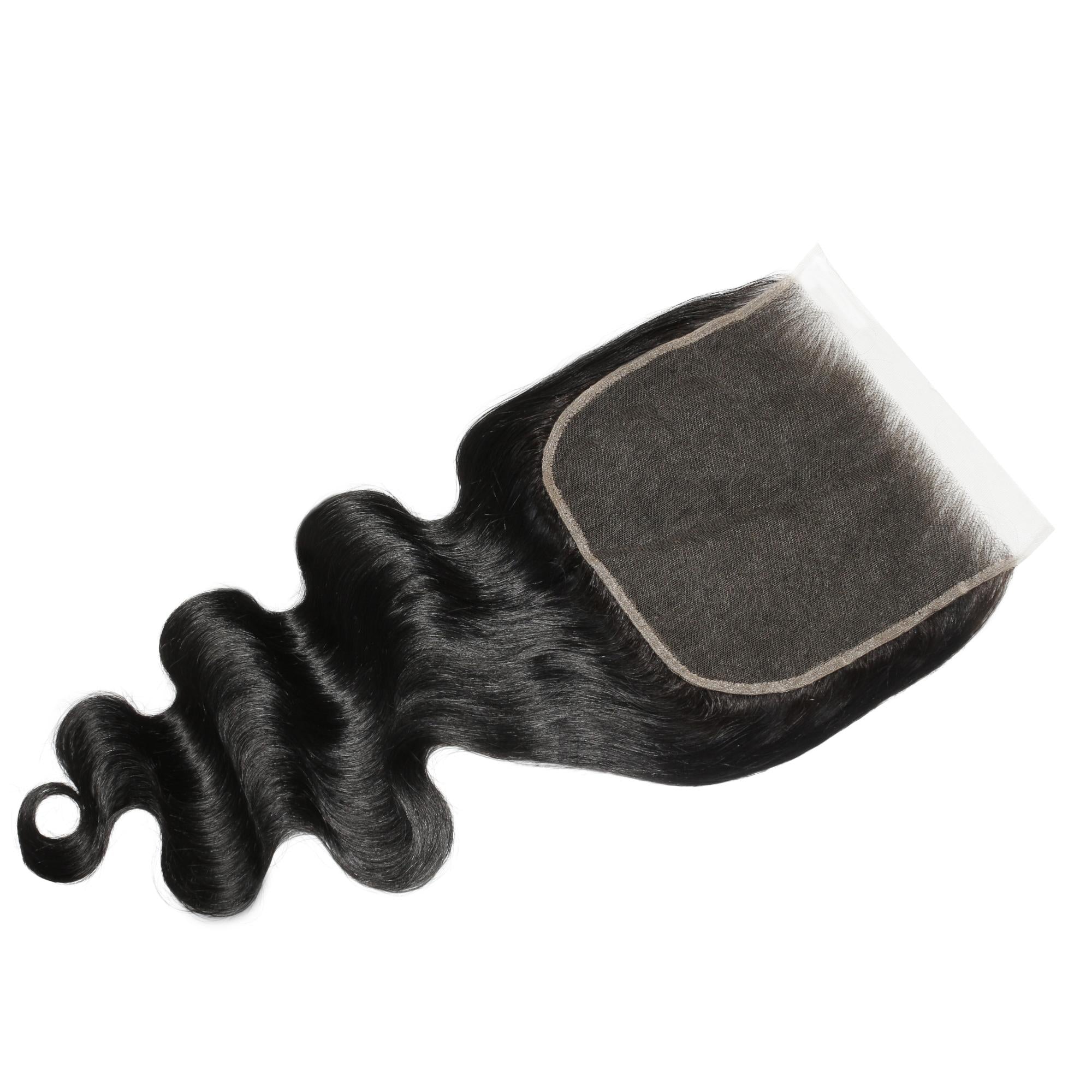 Jet Black Body Wave 7x7 HD Lace Human Hair Closure