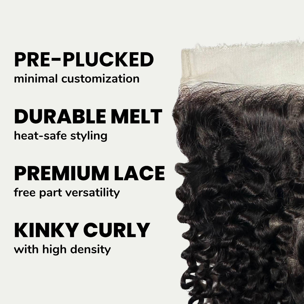 Kinky Curly 6x6 HD Lace Human Hair Closure