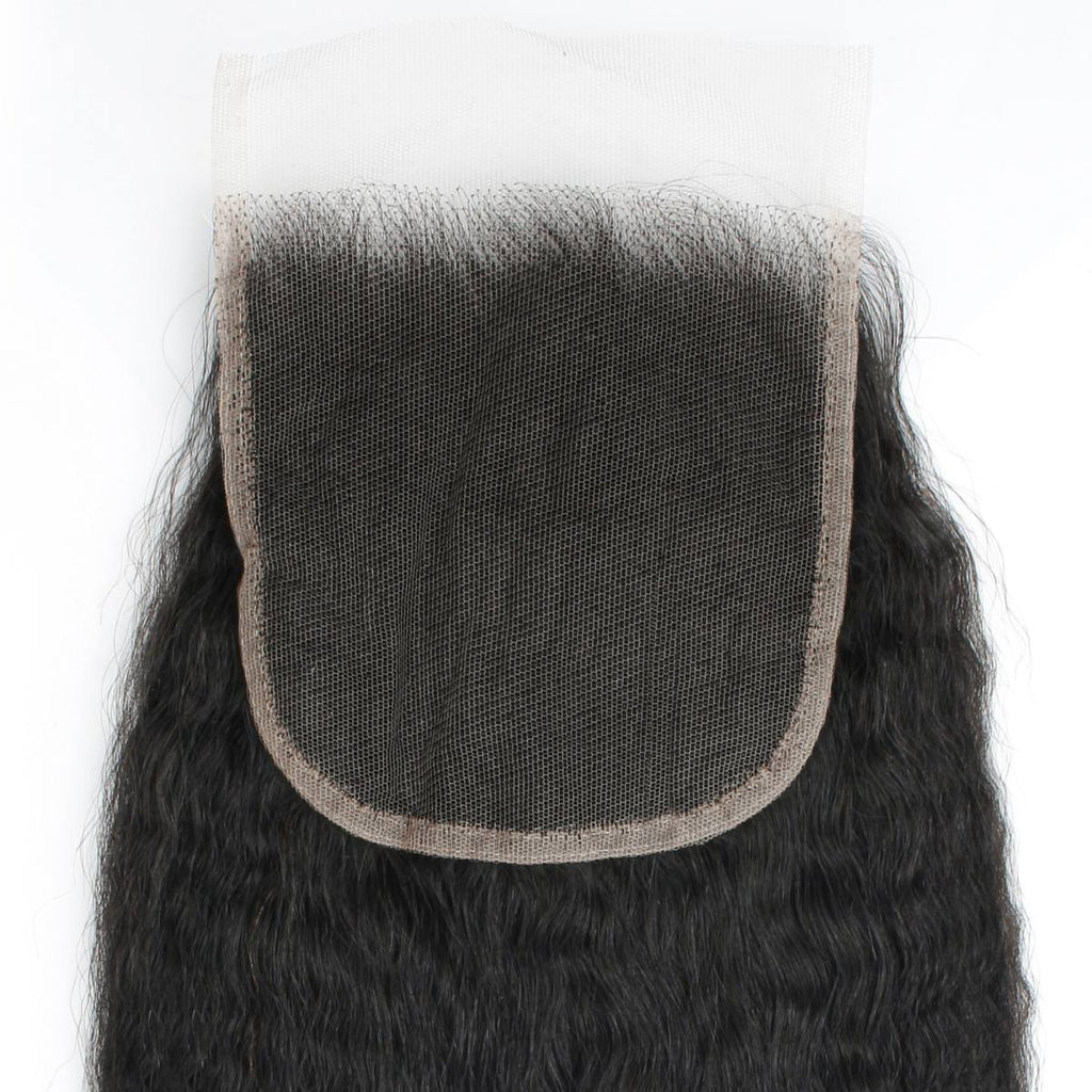 Kinky Straight 5x5 HD Lace Human Hair Closure