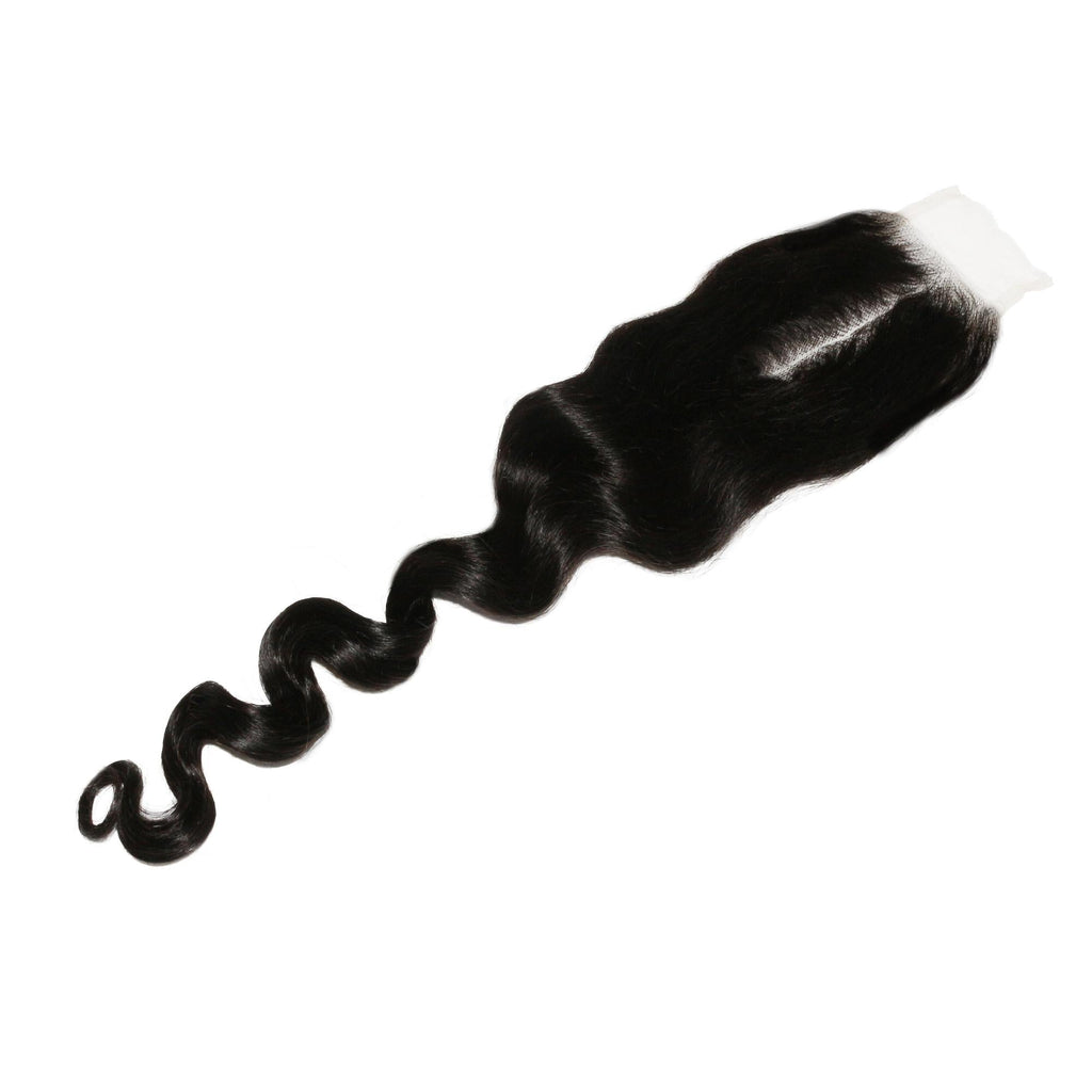 Loose Wave 2x6 Transparent Lace Human Hair Closure