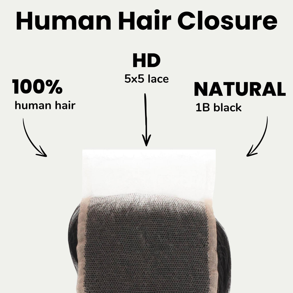 Loose Wave 5x5 HD Lace Human Hair Closure