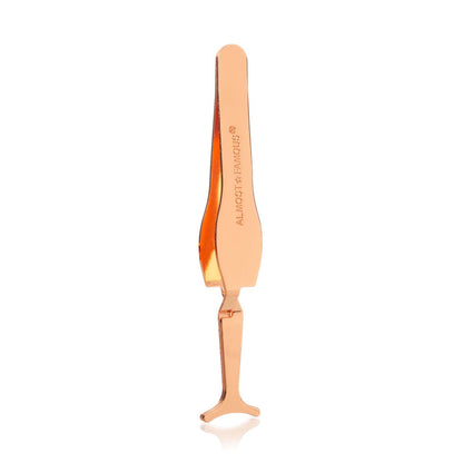 Magnetic Eyelash Applicator Tweezers - Rose Gold