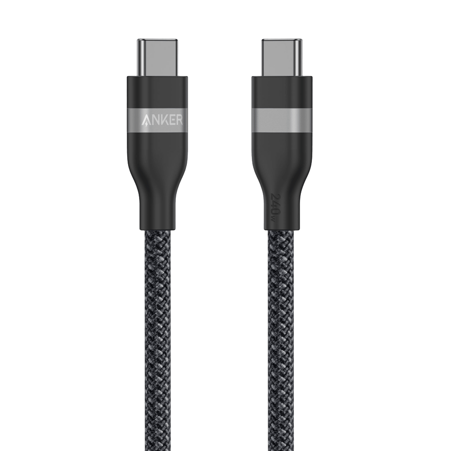 Anker USB-C to USB-C Cable (3 ft / 6 ft, 240W, Upcycled-Braided) by Anker