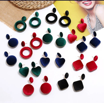 Modern Heart Earrings