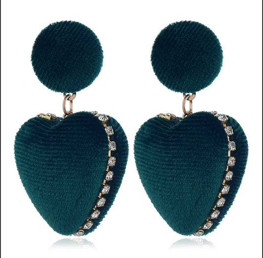 Modern Heart Earrings