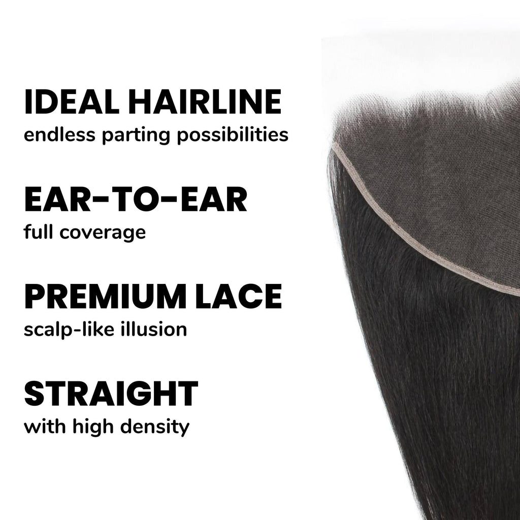 Straight 13x6 HD Lace Human Hair Frontal