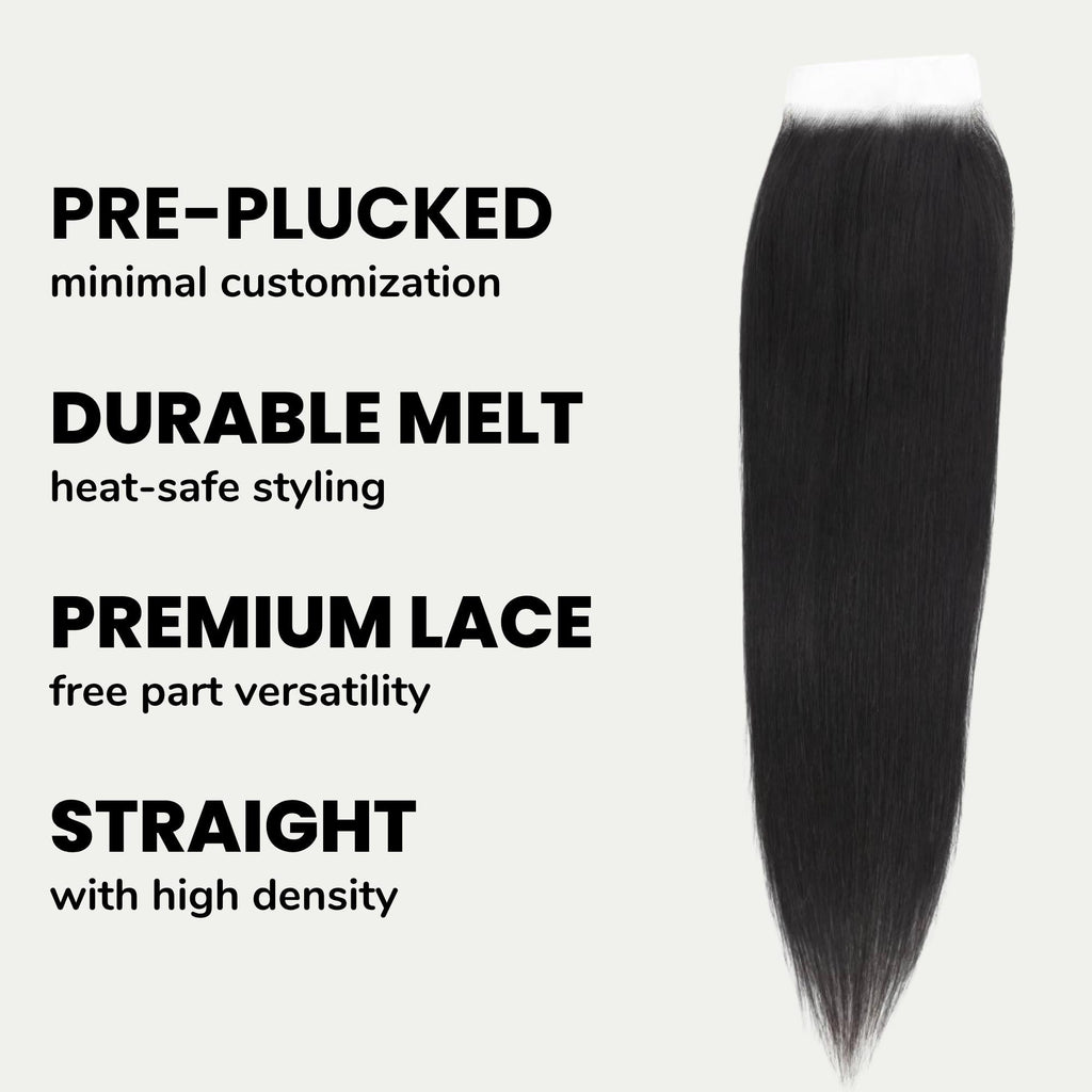 Straight 5x5 HD Lace Human Hair Closure