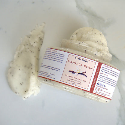 Vanilla Bean Foaming Sugar Scrub