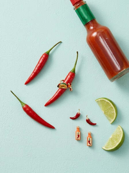 Taco Hot Sauce & Pepper Stud Set