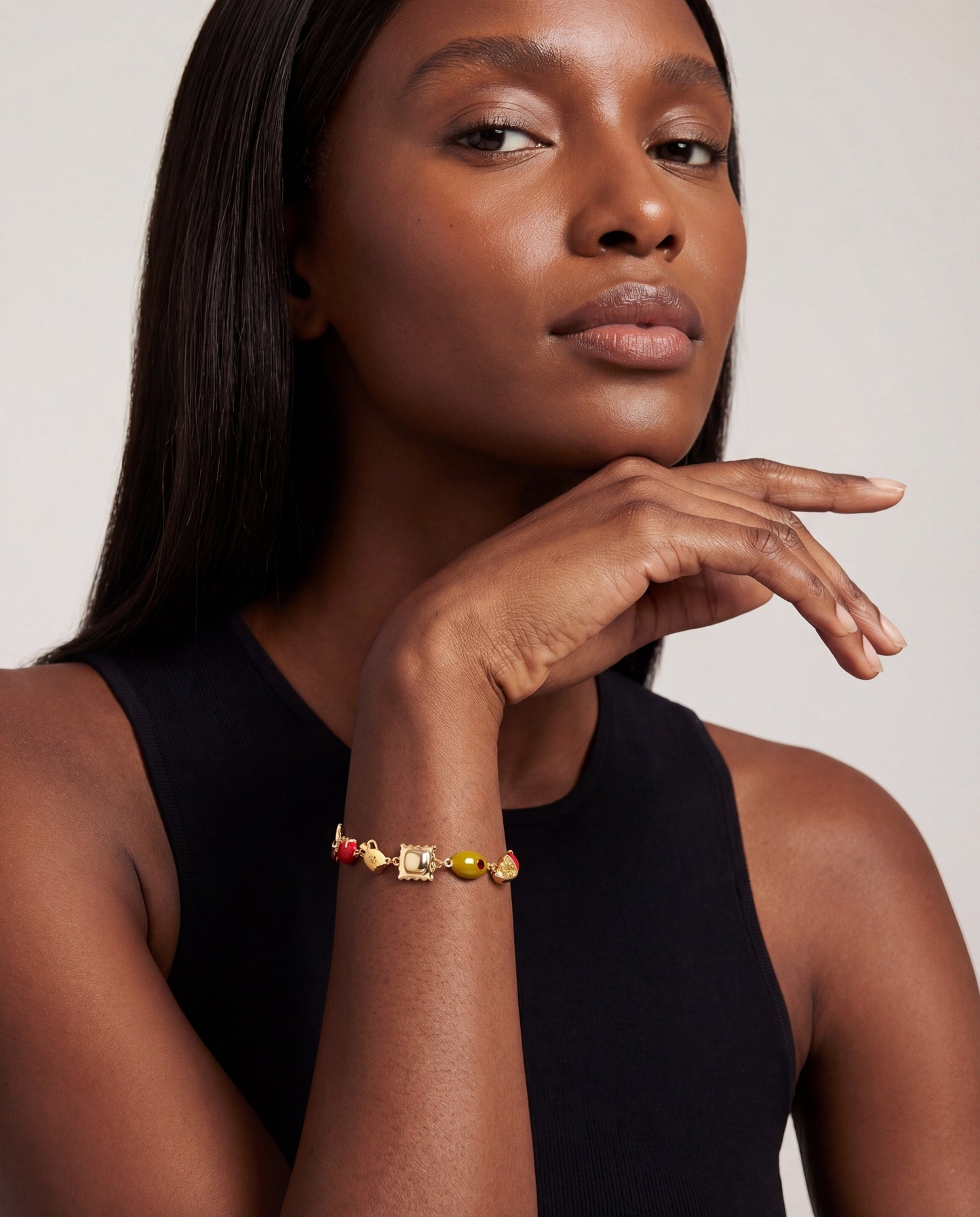 Pasta Girl Linear Bracelet