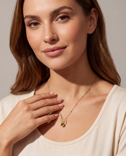 Tennis Racket Y-Necklace