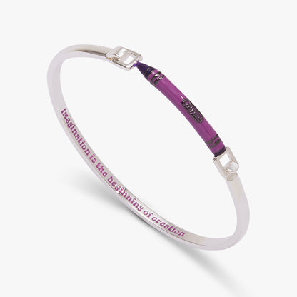 Crayola Royal Purple Crayon Tension Bangle
