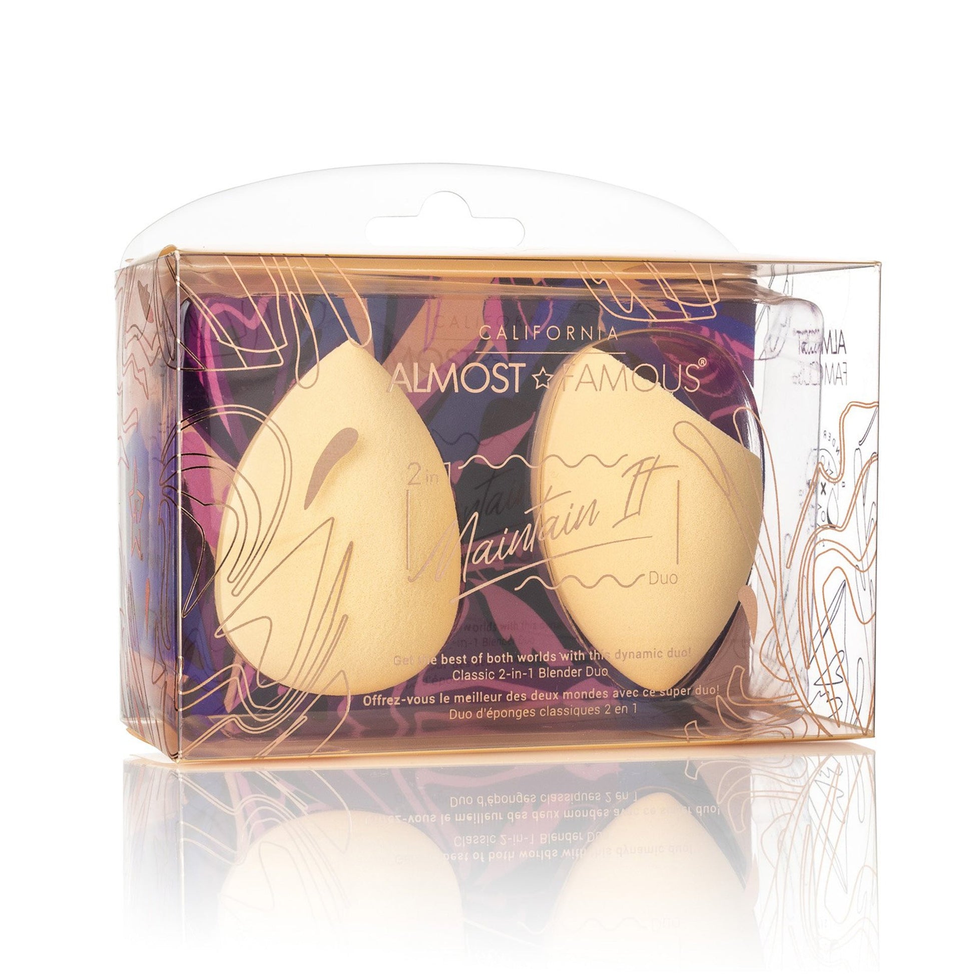 "Maintain It" Makeup Blender 2-Pack - Nude by Almost Famous Hair