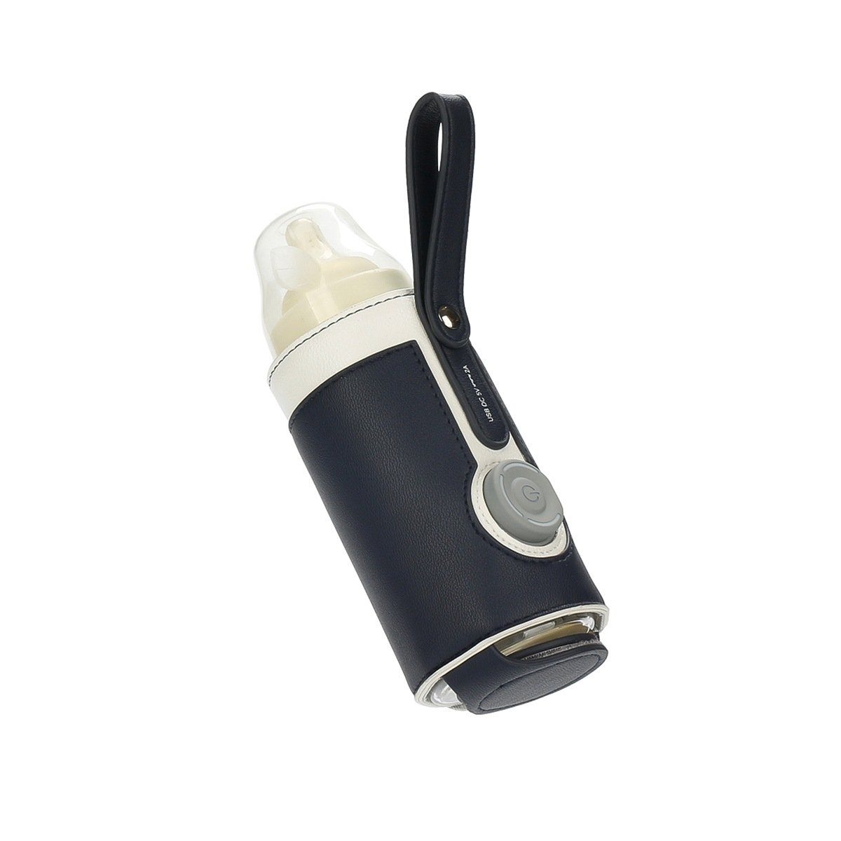 Leather Heating Bottle Bag with Three-speed Adjustment by Cosmic Kollections