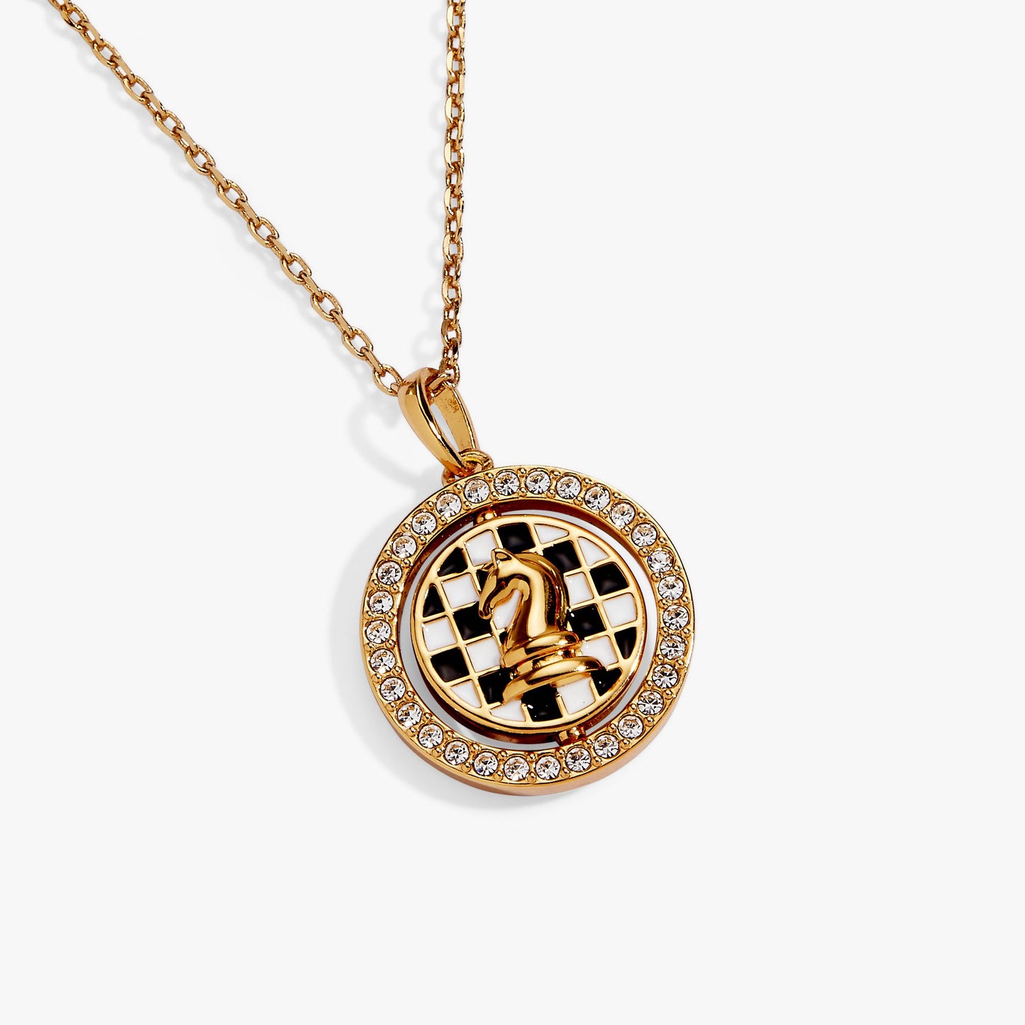 'Always Think One Move Ahead' Chess Spinner Pendant