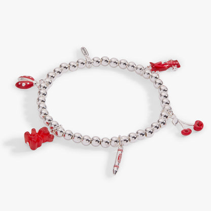 Crayola Fan Favorites Scarlet Charm Stretch Bracelet