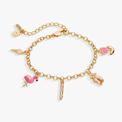 Crayola Fan Favorites Tickle Me Pink Charm Bracelet