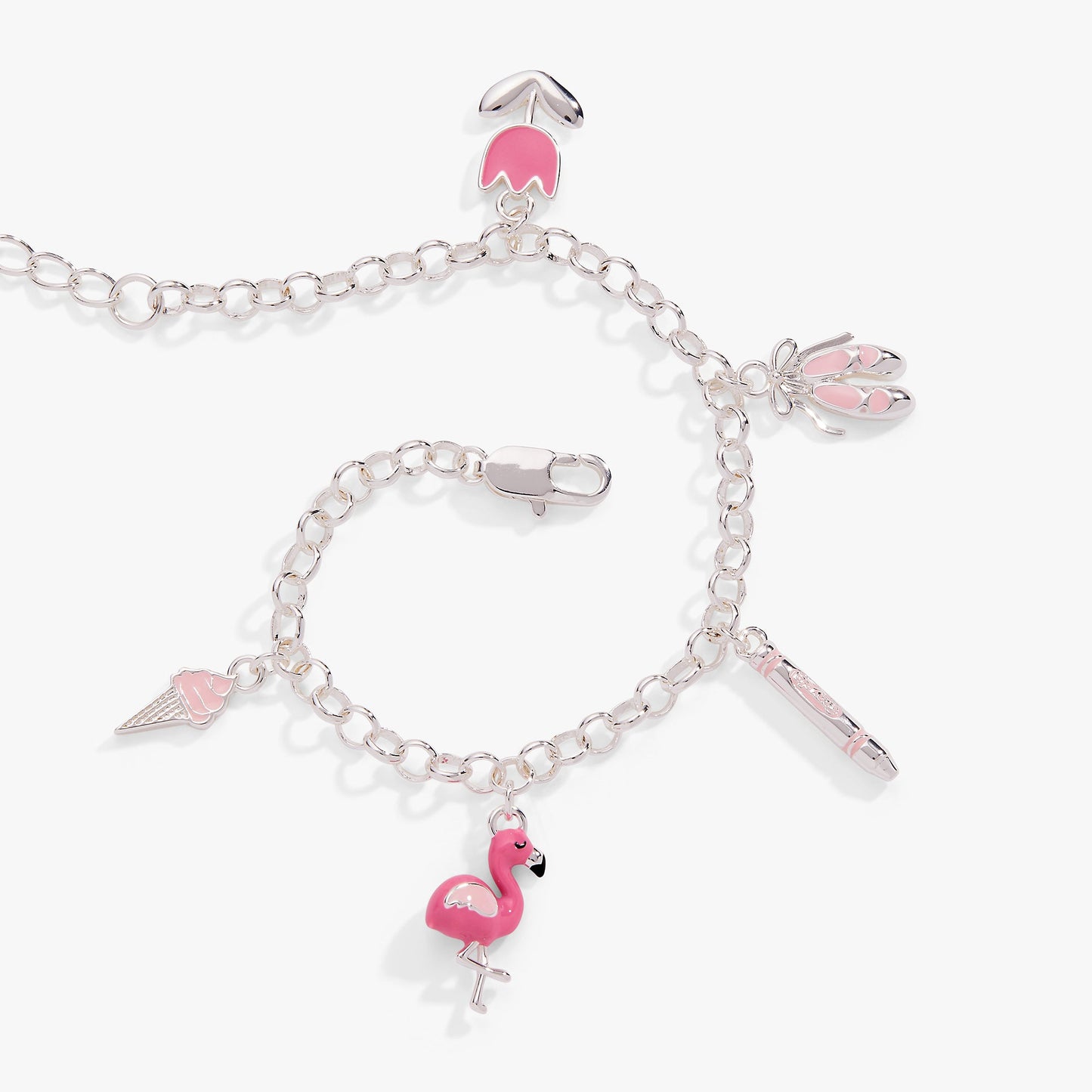 Crayola Fan Favorites Tickle Me Pink Charm Bracelet