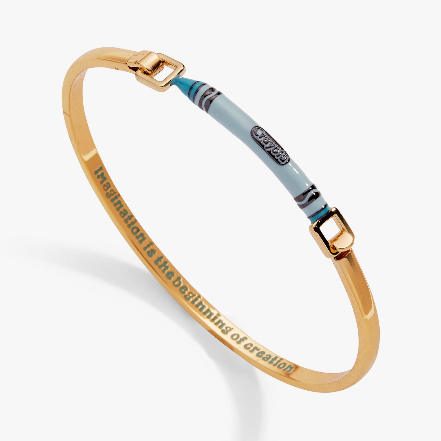 Crayola Robin's Egg Blue Crayon Tension Bangle