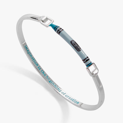 Crayola Robin's Egg Blue Crayon Tension Bangle