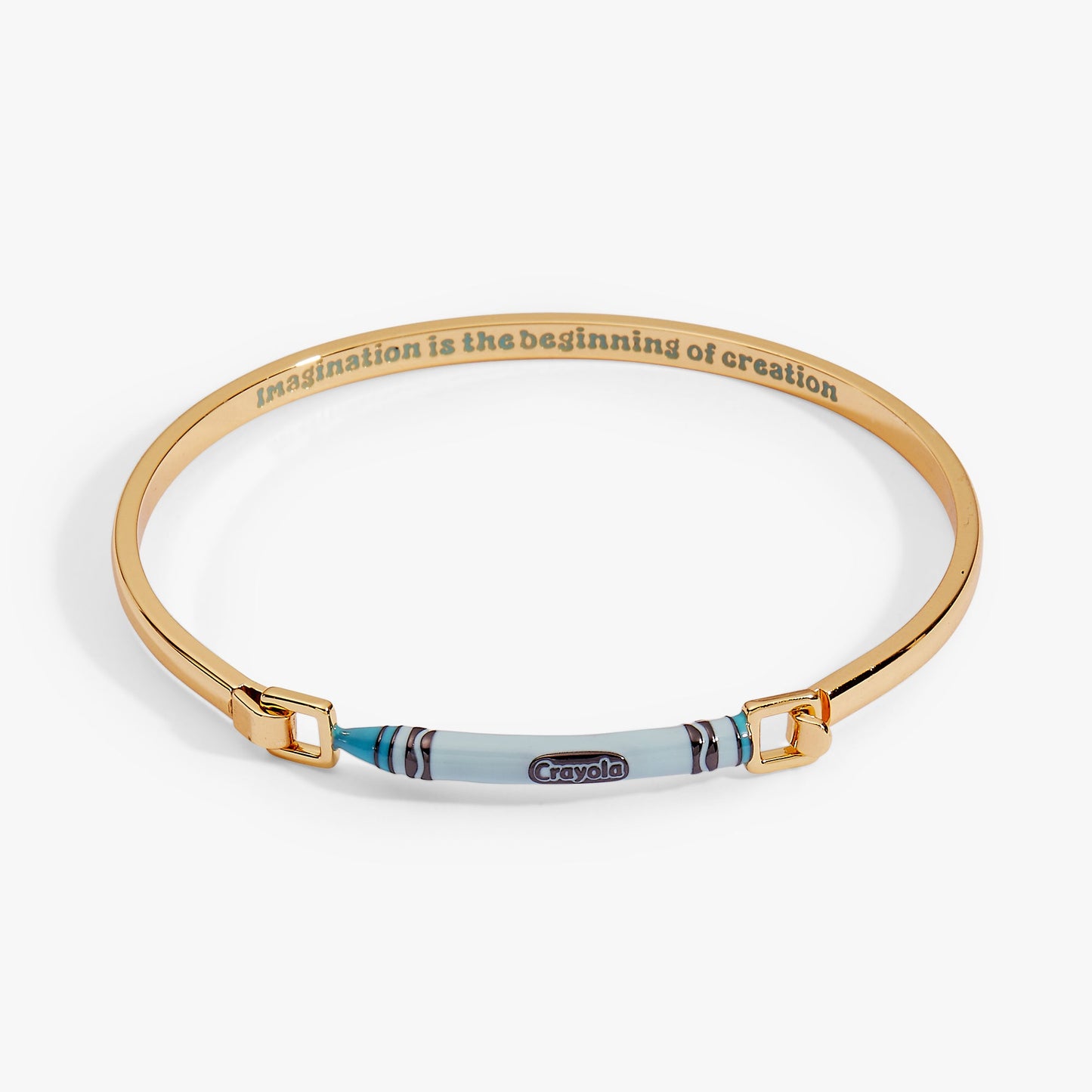 Crayola Robin's Egg Blue Crayon Tension Bangle