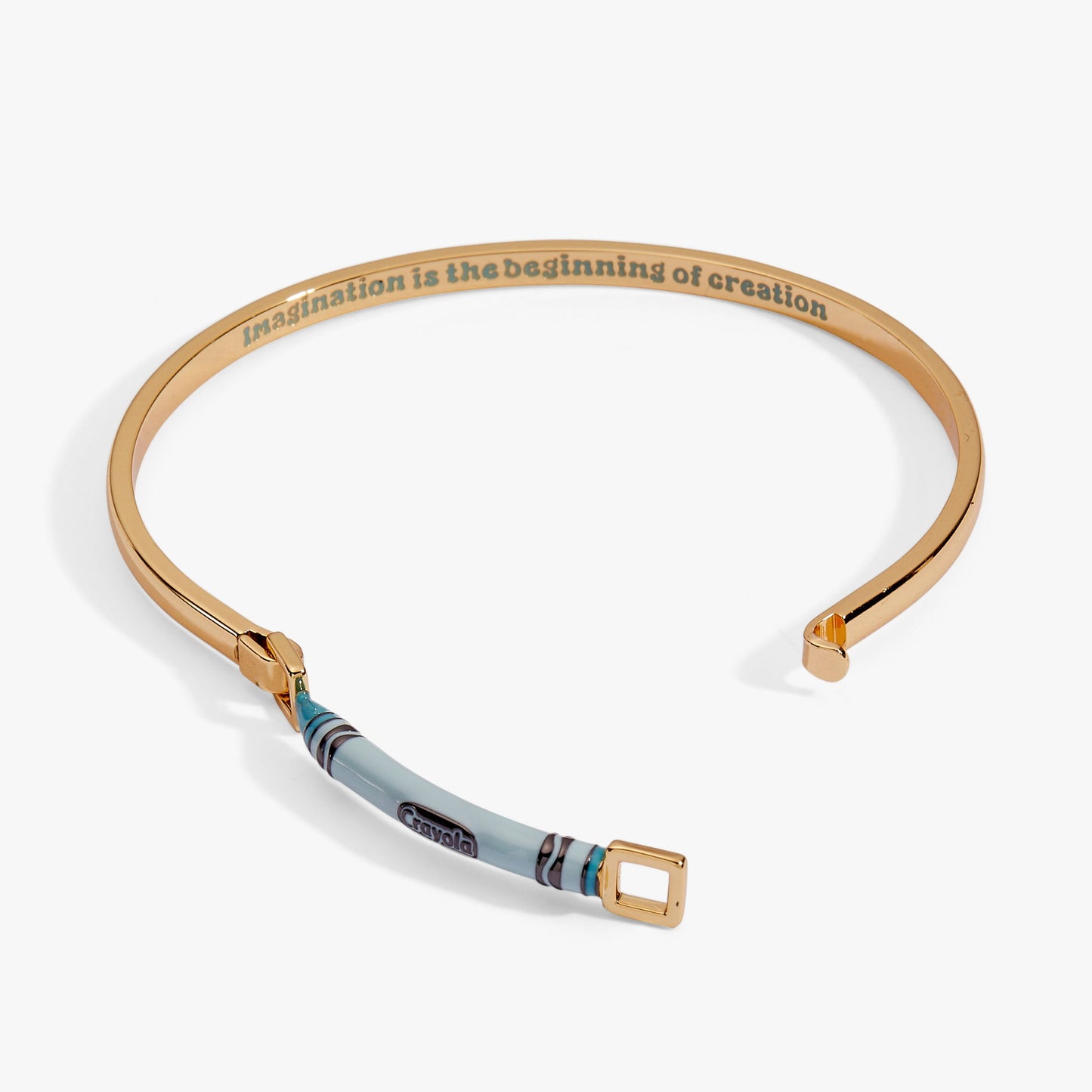 Crayola Robin's Egg Blue Crayon Tension Bangle
