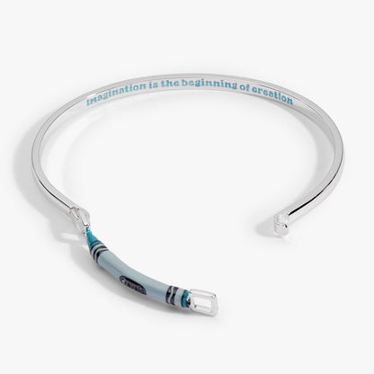 Crayola Robin's Egg Blue Crayon Tension Bangle