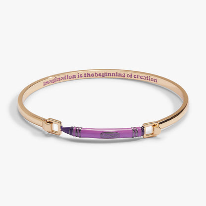 Crayola Royal Purple Crayon Tension Bangle