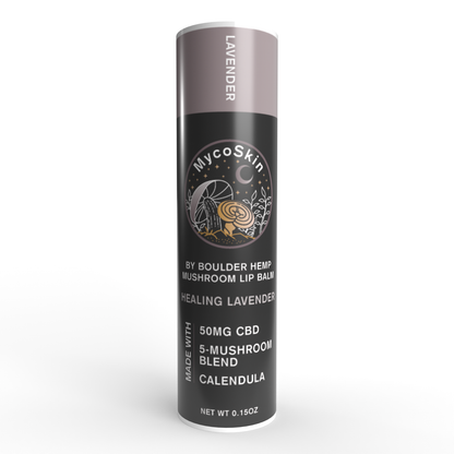 Healing Lavender 50mg CBD + Mushroom Lip Balm by MycoSkin