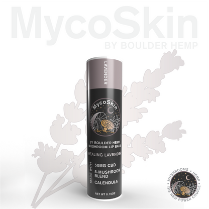 Healing Lavender 50mg CBD + Mushroom Lip Balm
