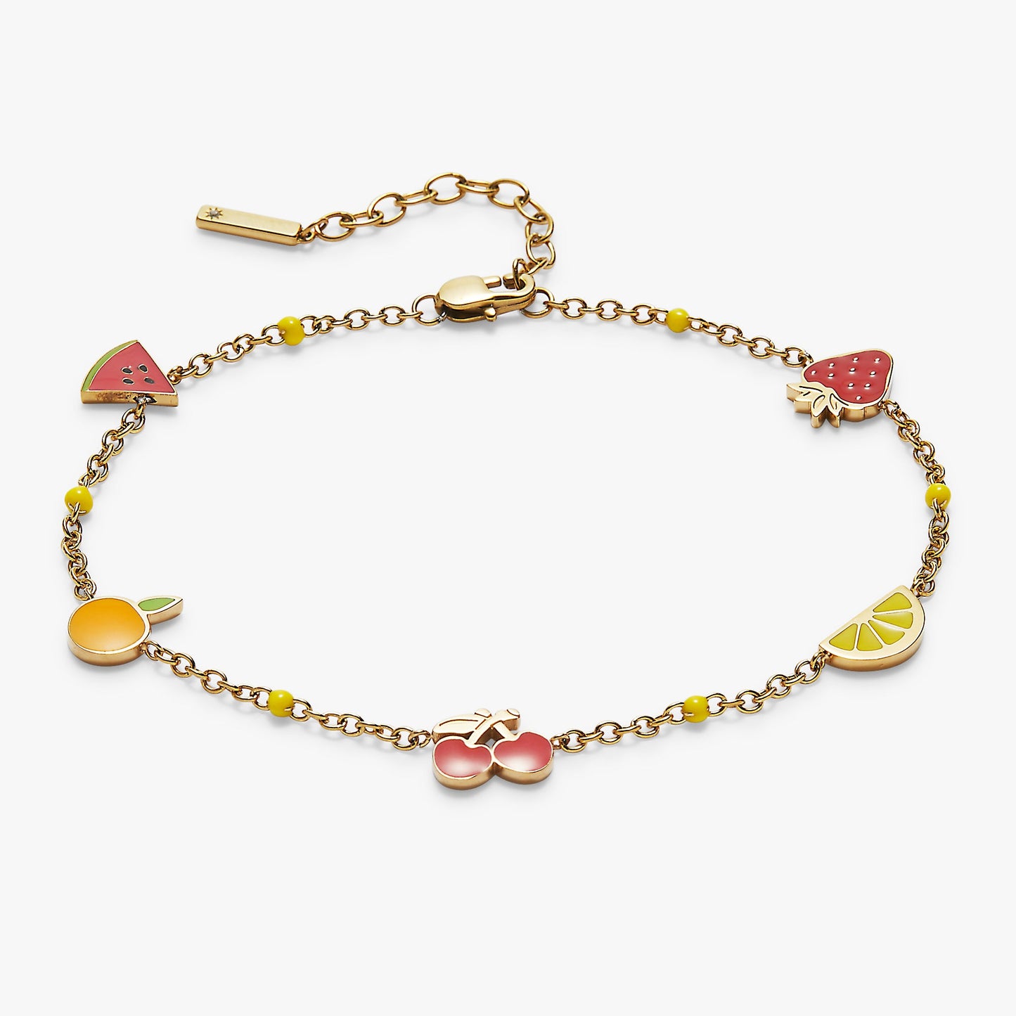 Fruit Inline Charm Anklet