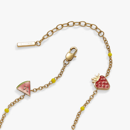 Fruit Inline Charm Anklet